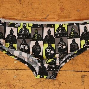 69 Slam Buddha print underwear
